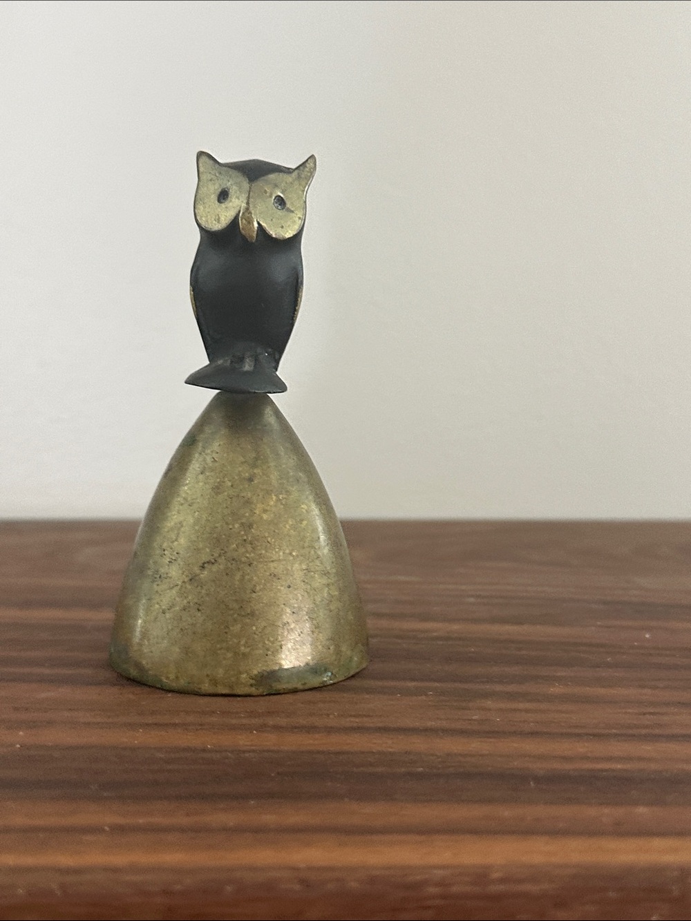 Vintage MCM Walter Bosse Brass Owl